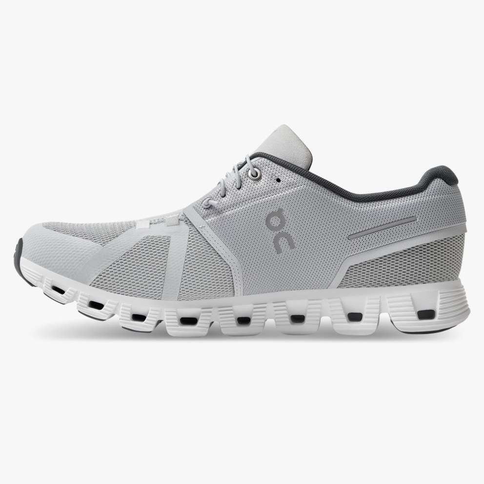 On Cloud 5 Men's Sneakers Light Grey | ZQN157-CA