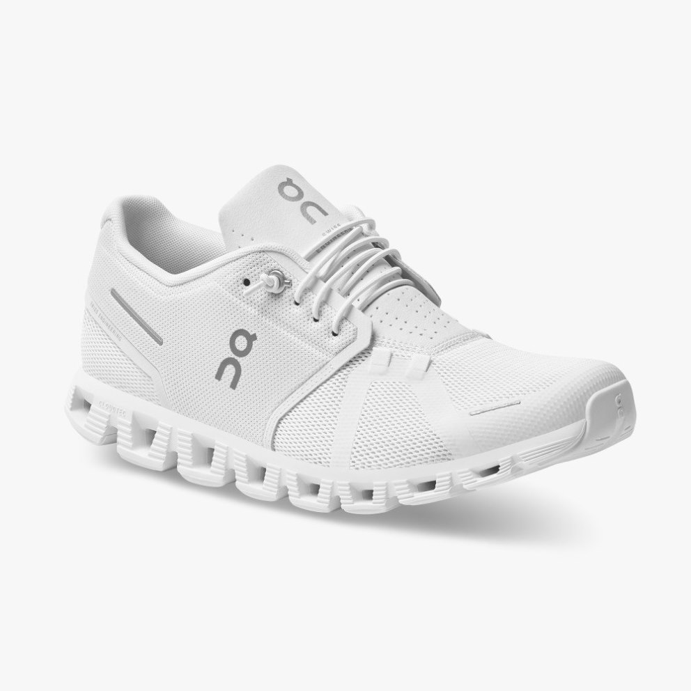 On Cloud 5 Men's Sneakers White | NJO017-CA