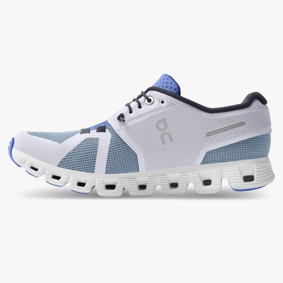 On Cloud 5 Push Women's Sneakers Blue / Light Grey | KAY769-CA