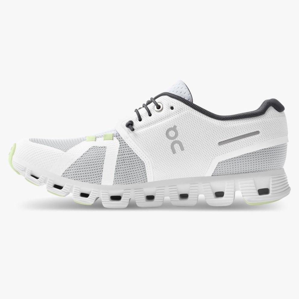 On Cloud 5 Push Women's Sneakers White | UEL658-CA