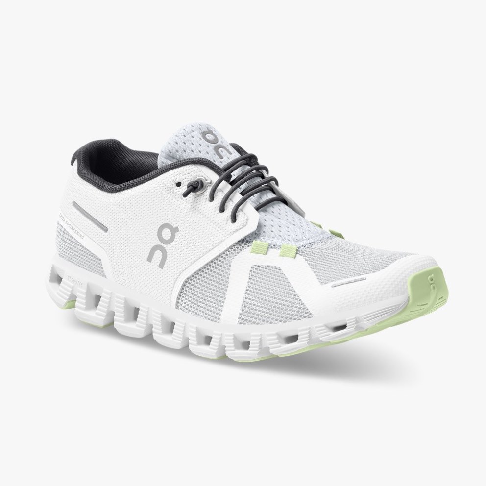 On Cloud 5 Push Women's Sneakers White | UEL658-CA