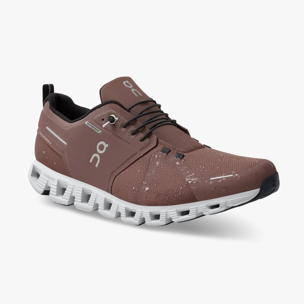 On Cloud 5 Waterproof Men's Sneakers Brown | KMA683-CA