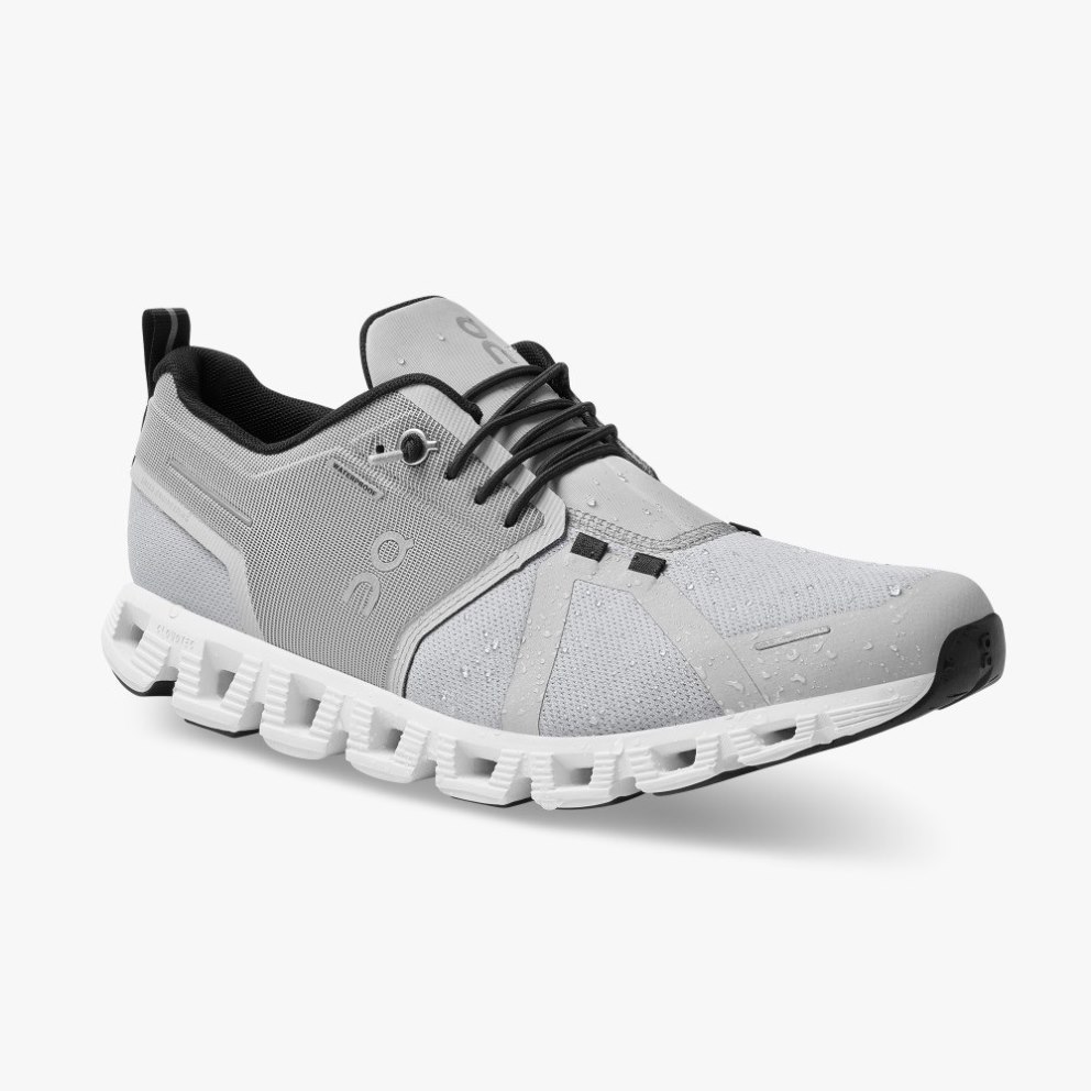 On Cloud 5 Waterproof Women's Sneakers Light Grey | KDZ392-CA