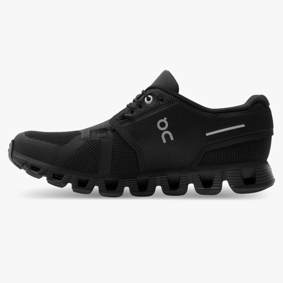 On Cloud 5 Women's Sneakers Black | TZI314-CA