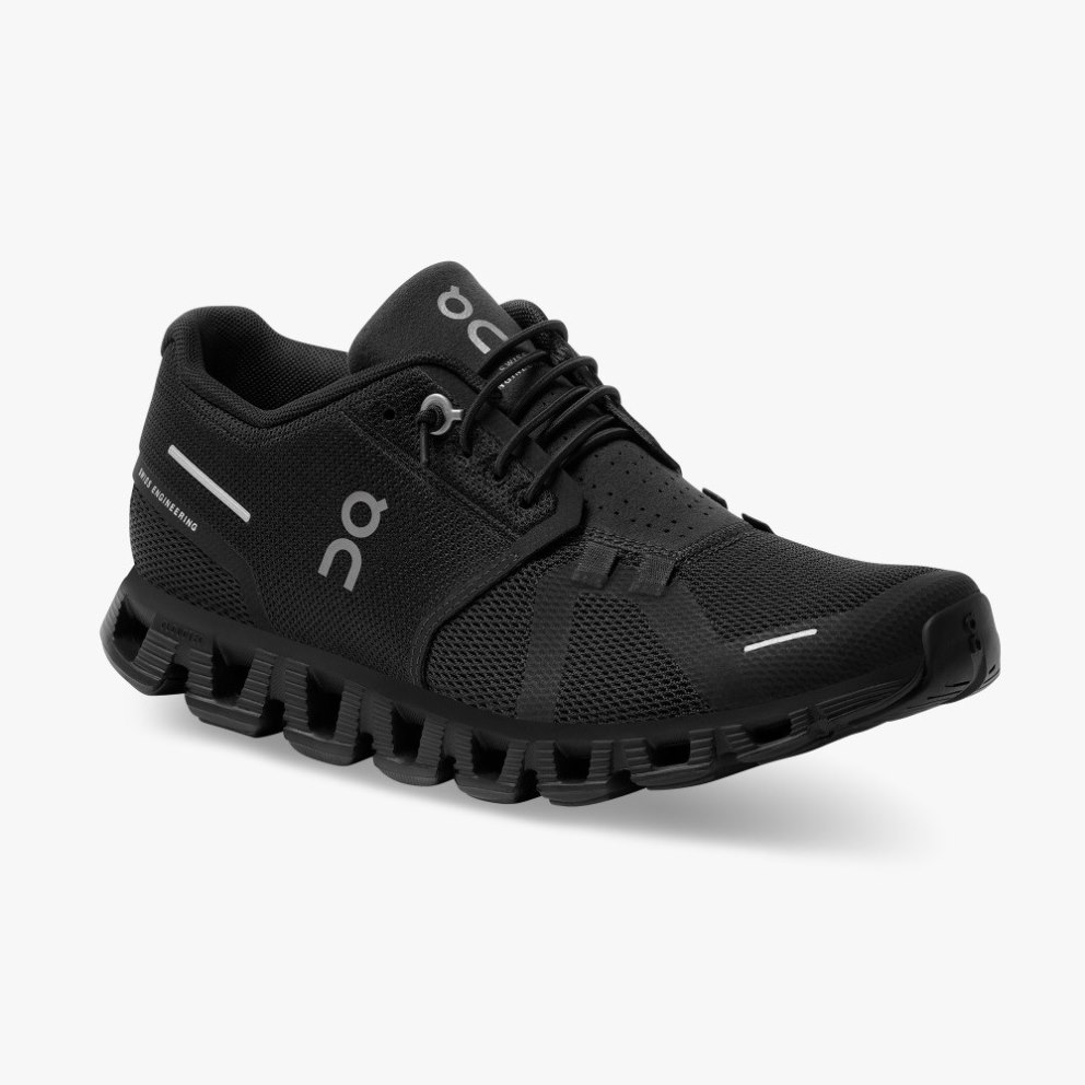 On Cloud 5 Women's Sneakers Black | TZI314-CA