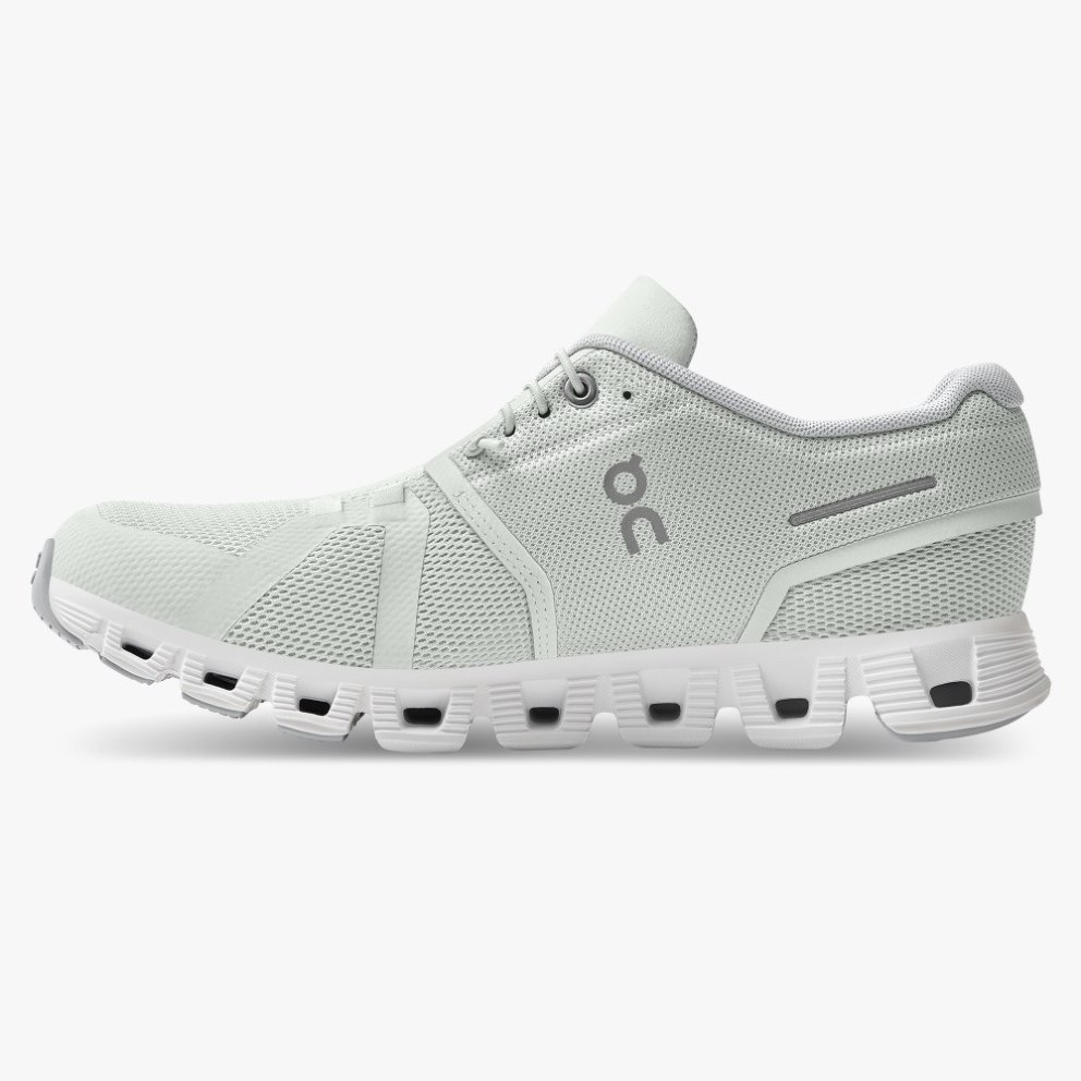 On Cloud 5 Women's Sneakers Mint | RHI410-CA