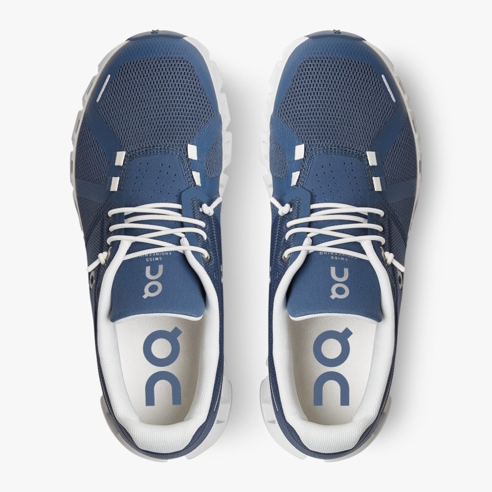 On Cloud 5 Women's Sneakers Navy | WZQ418-CA