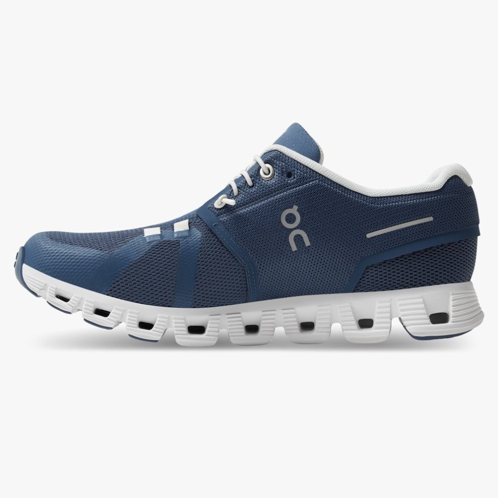 On Cloud 5 Women's Sneakers Navy | WZQ418-CA