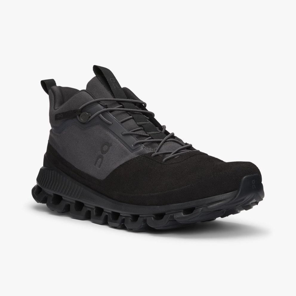 On Cloud Hi Men's Sneakers Black / Grey | IHC840-CA