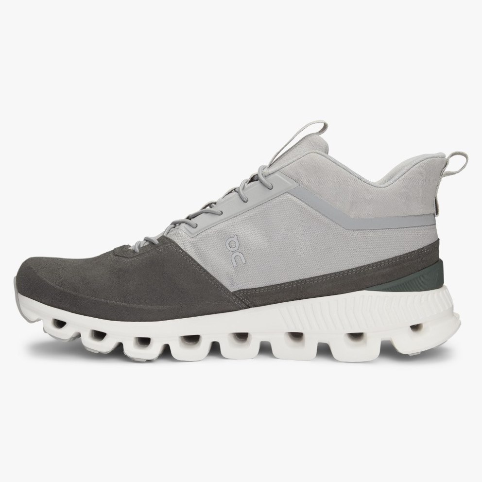 On Cloud Hi Men's Sneakers Grey | HTX357-CA