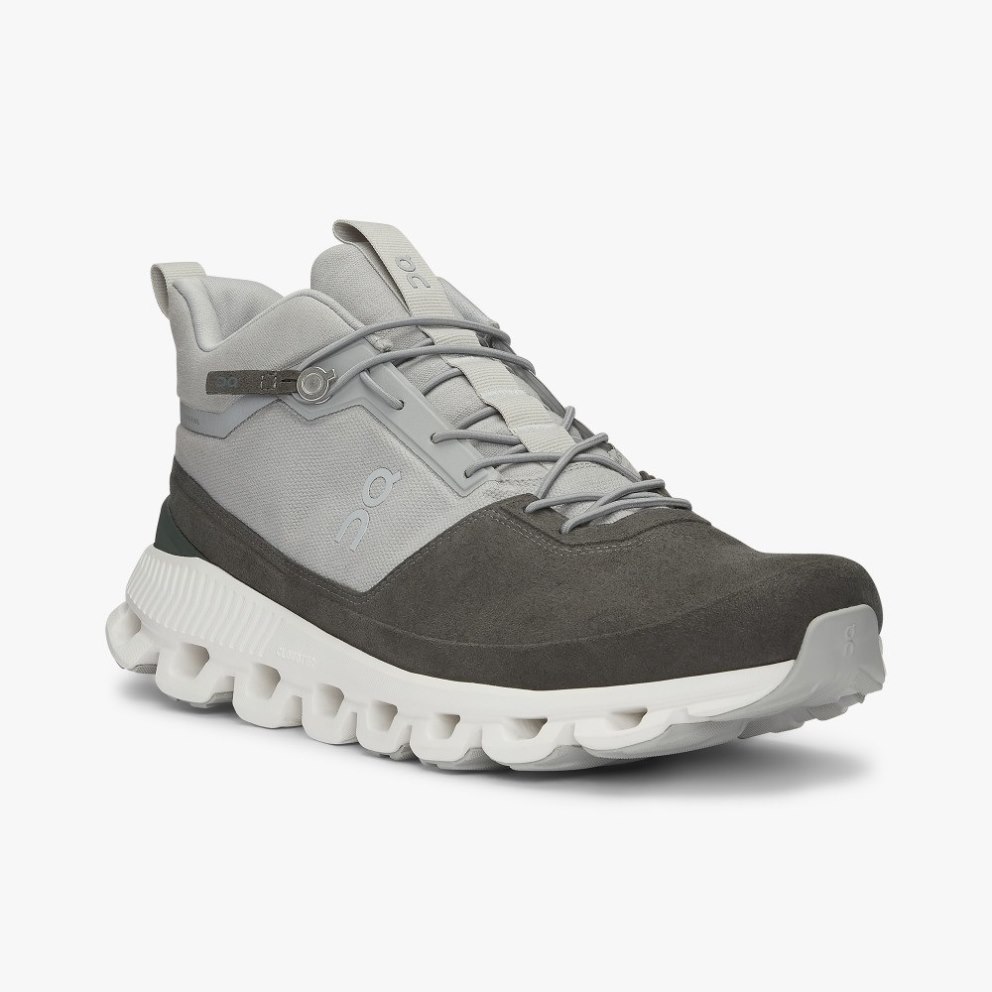 On Cloud Hi Men's Sneakers Grey | HTX357-CA