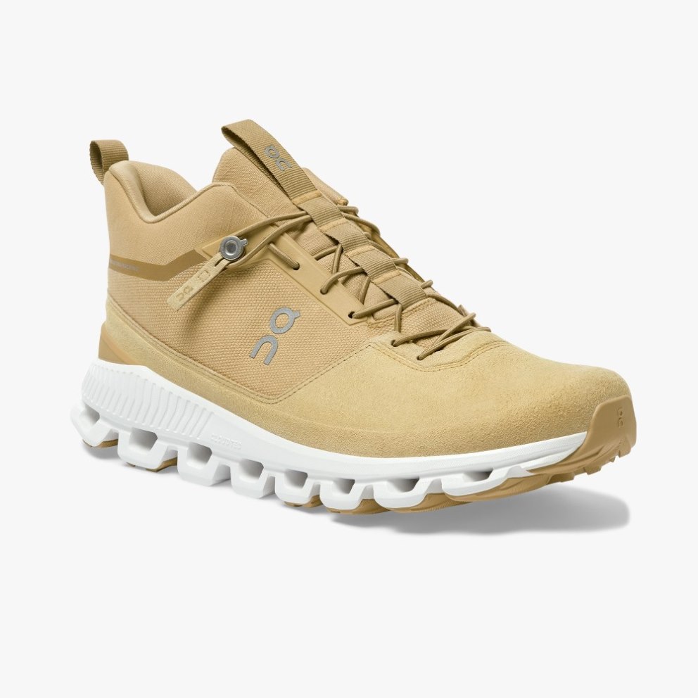 On Cloud Hi Men's Sneakers Khaki | SKW346-CA