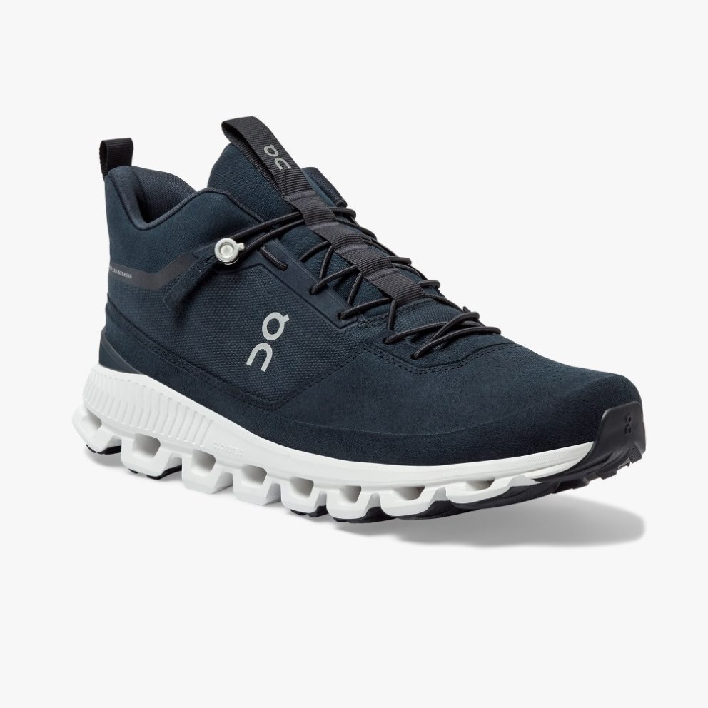 On Cloud Hi Men's Sneakers Navy | FOE541-CA