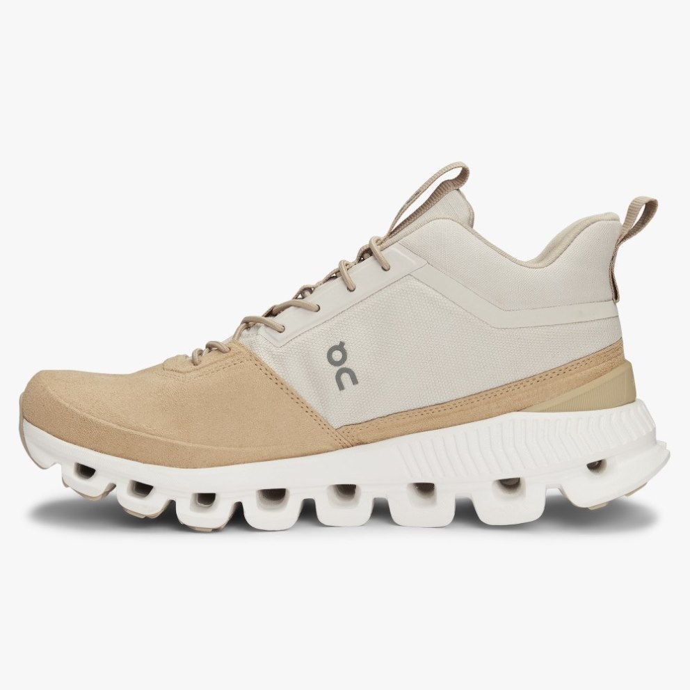 On Cloud Hi Women's Sneakers Khaki | CZA672-CA