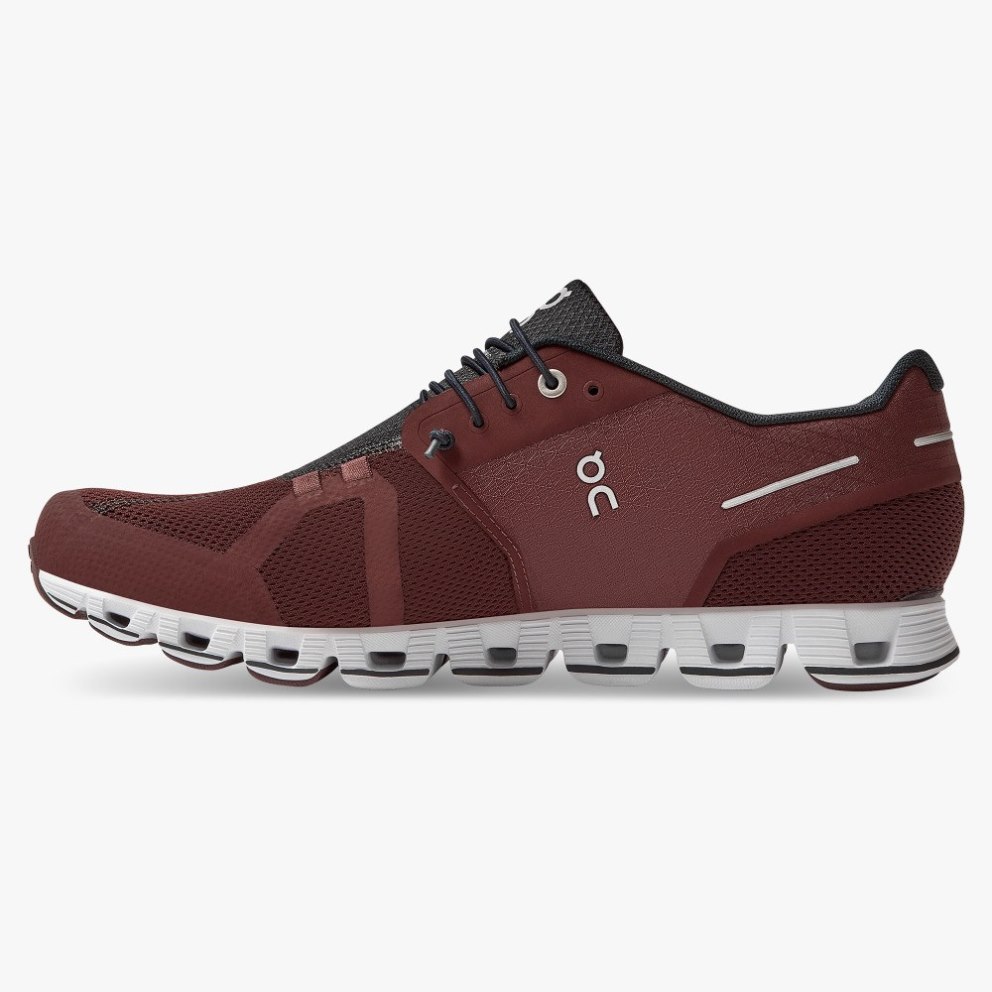 On Cloud Men's Sneakers Burgundy | PKW031-CA