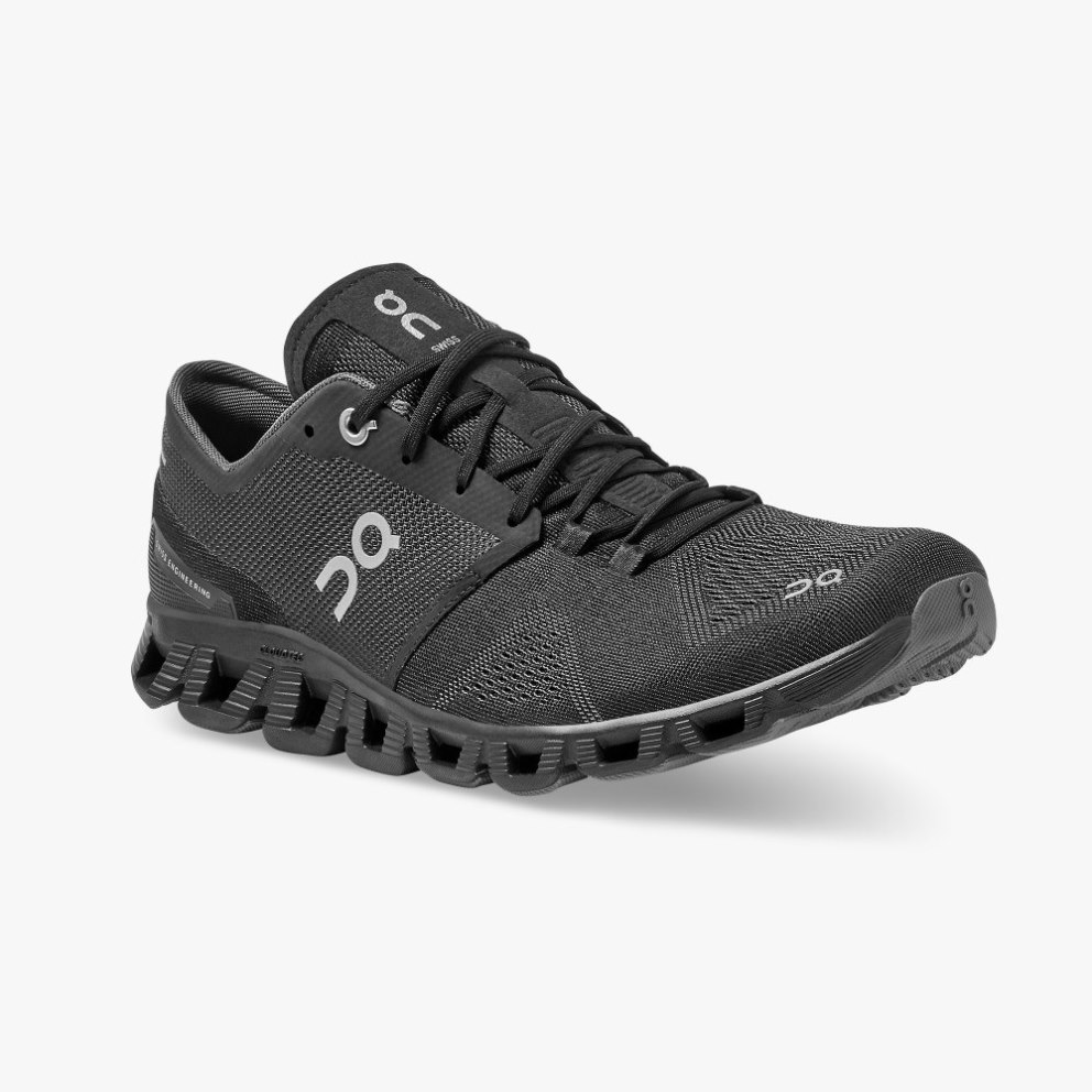 On Cloud X Men's Training Shoes Black | ITZ748-CA