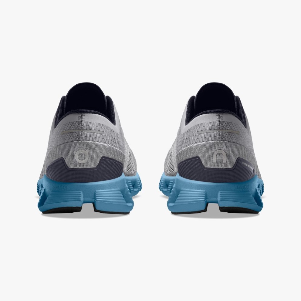 On Cloud X Men's Training Shoes Grey | PUT359-CA