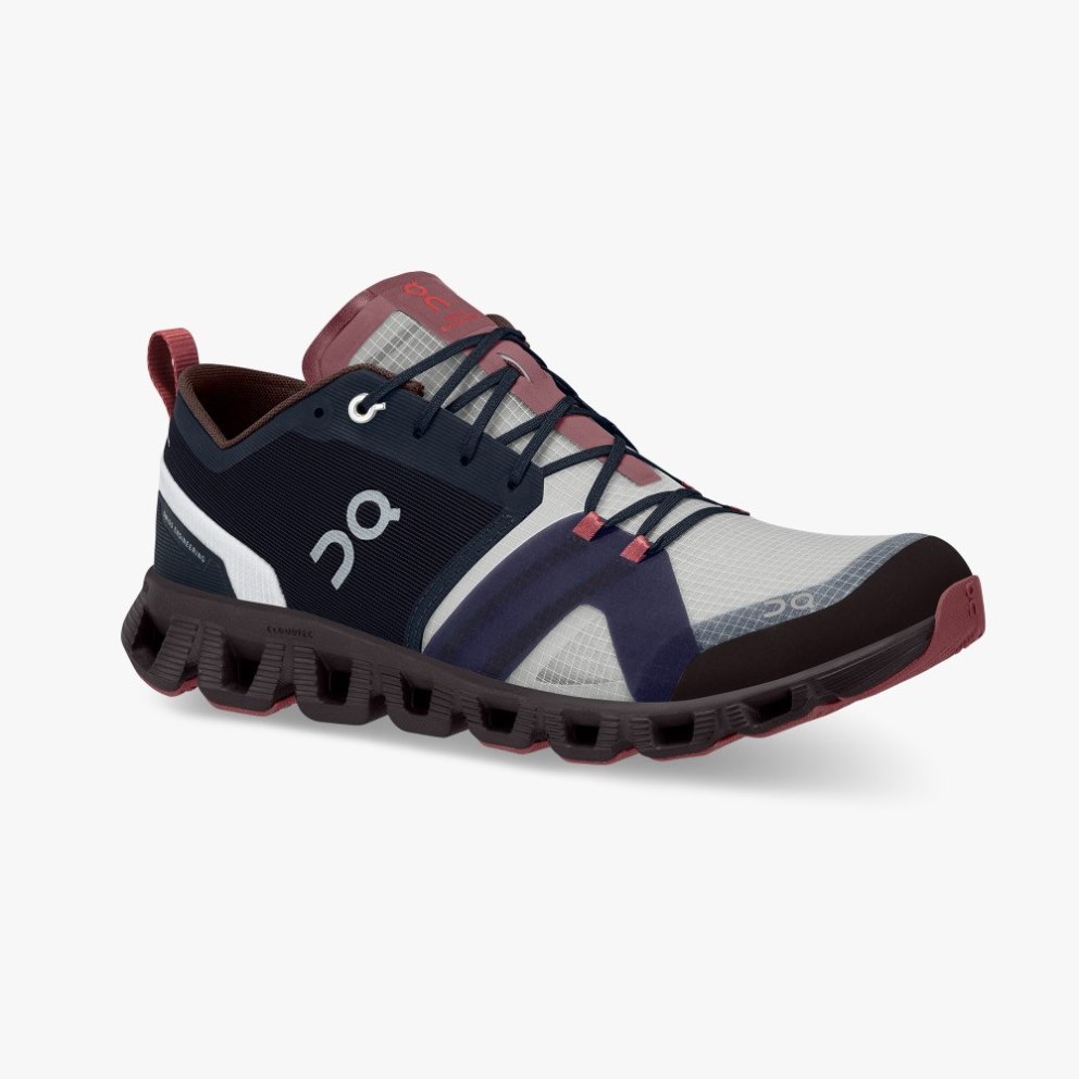 On Cloud X Shift Men's Training Shoes Navy | FOC423-CA