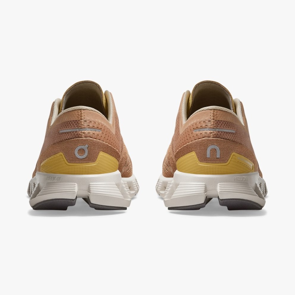 On Cloud X Women's Training Shoes Brown | TRA103-CA