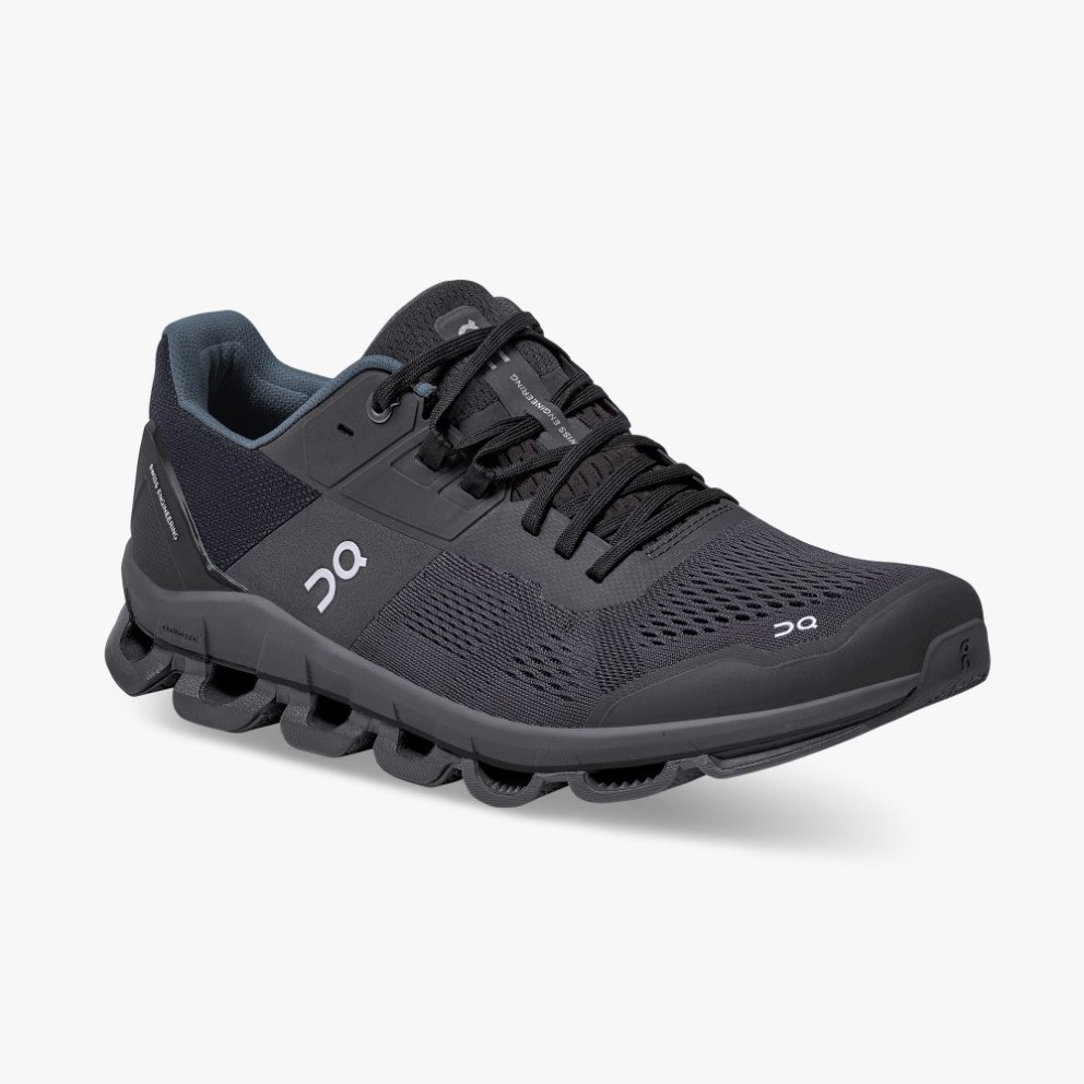 On Cloudace Men's Running Shoes Black | NPA180-CA