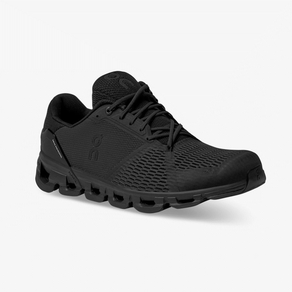 On Cloudflyer Men's Running Shoes Black | JYF562-CA