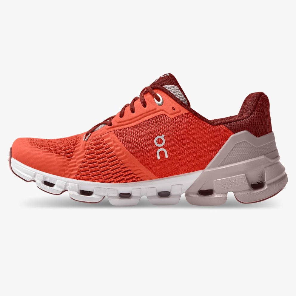 On Cloudflyer Women's Running Shoes Red | TGL309-CA