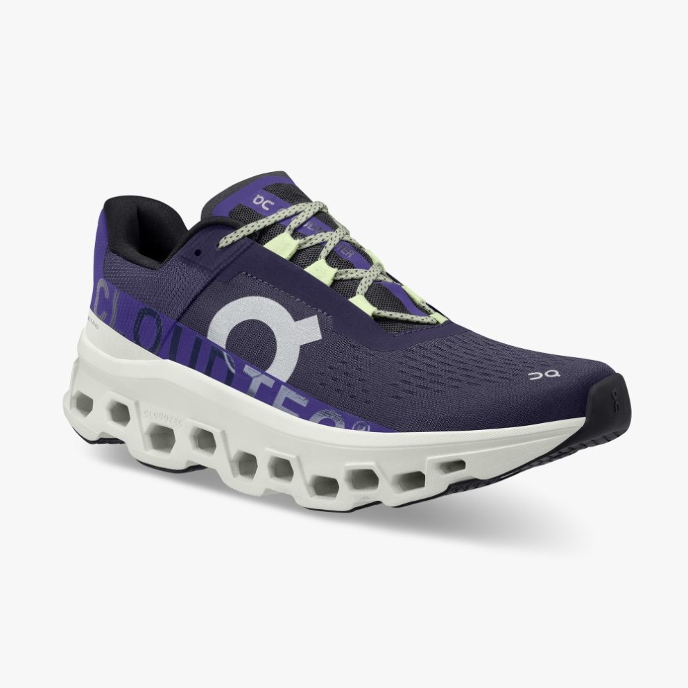 On Cloudmonster Men's Running Shoes Purple | PNY234-CA