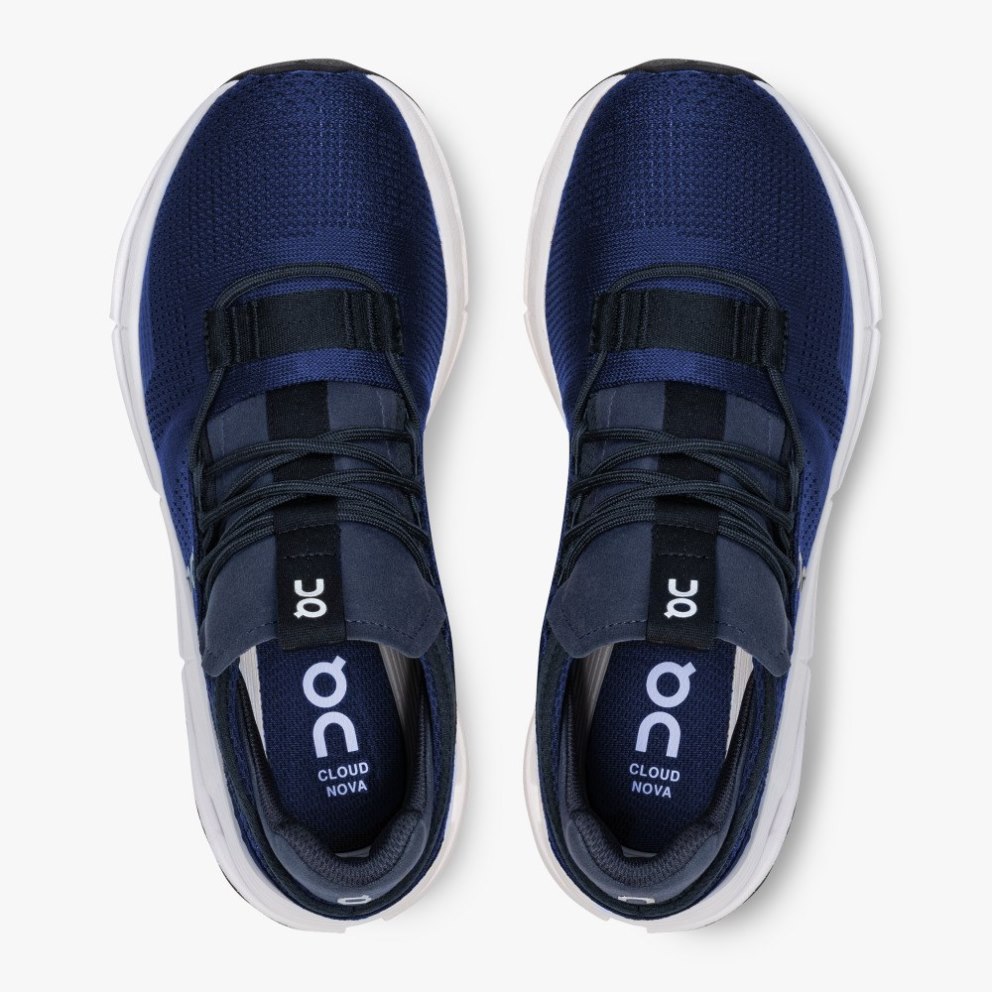 On Cloudnova Men's Sneakers Navy | NCJ613-CA