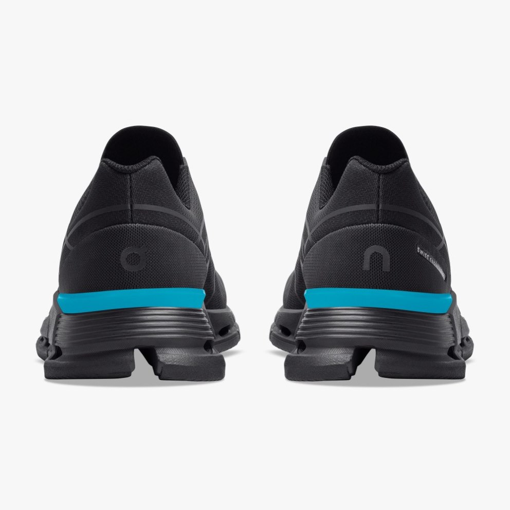 On Cloudnova Z5 Men's Sneakers Black / Turquoise | QHD403-CA