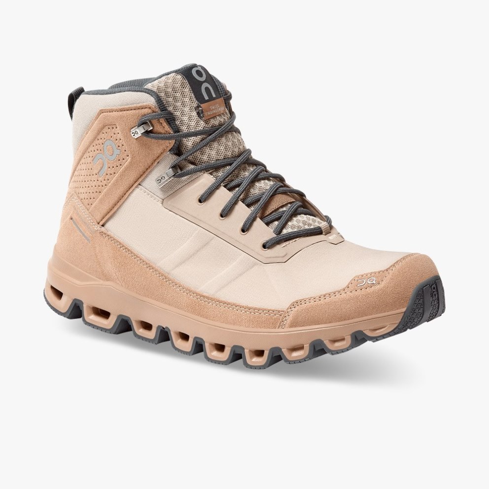 On Cloudridge Men's Hiking Boots Khaki | OWA794-CA