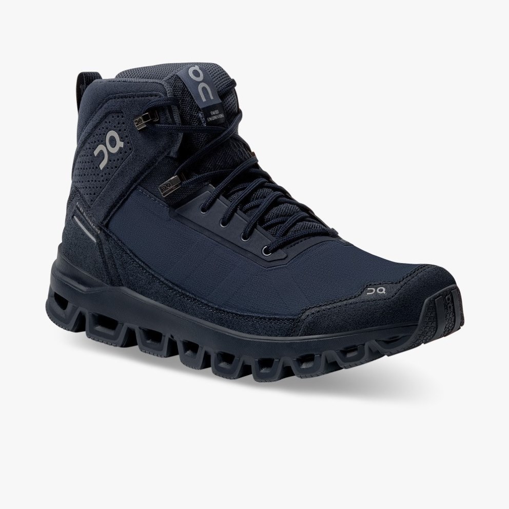 On Cloudridge Women's Hiking Boots Navy | GKD067-CA