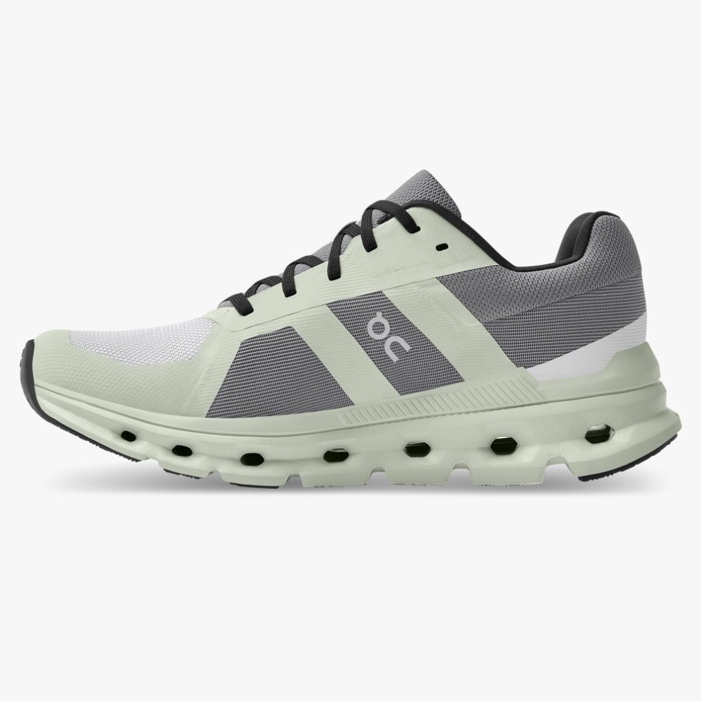 On Cloudrunner Women's Running Shoes Mint / Grey | WYN612-CA