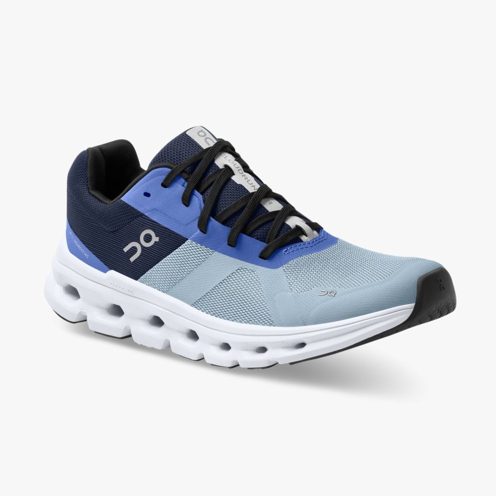 On Cloudrunner Women's Running Shoes Blue | YSQ756-CA