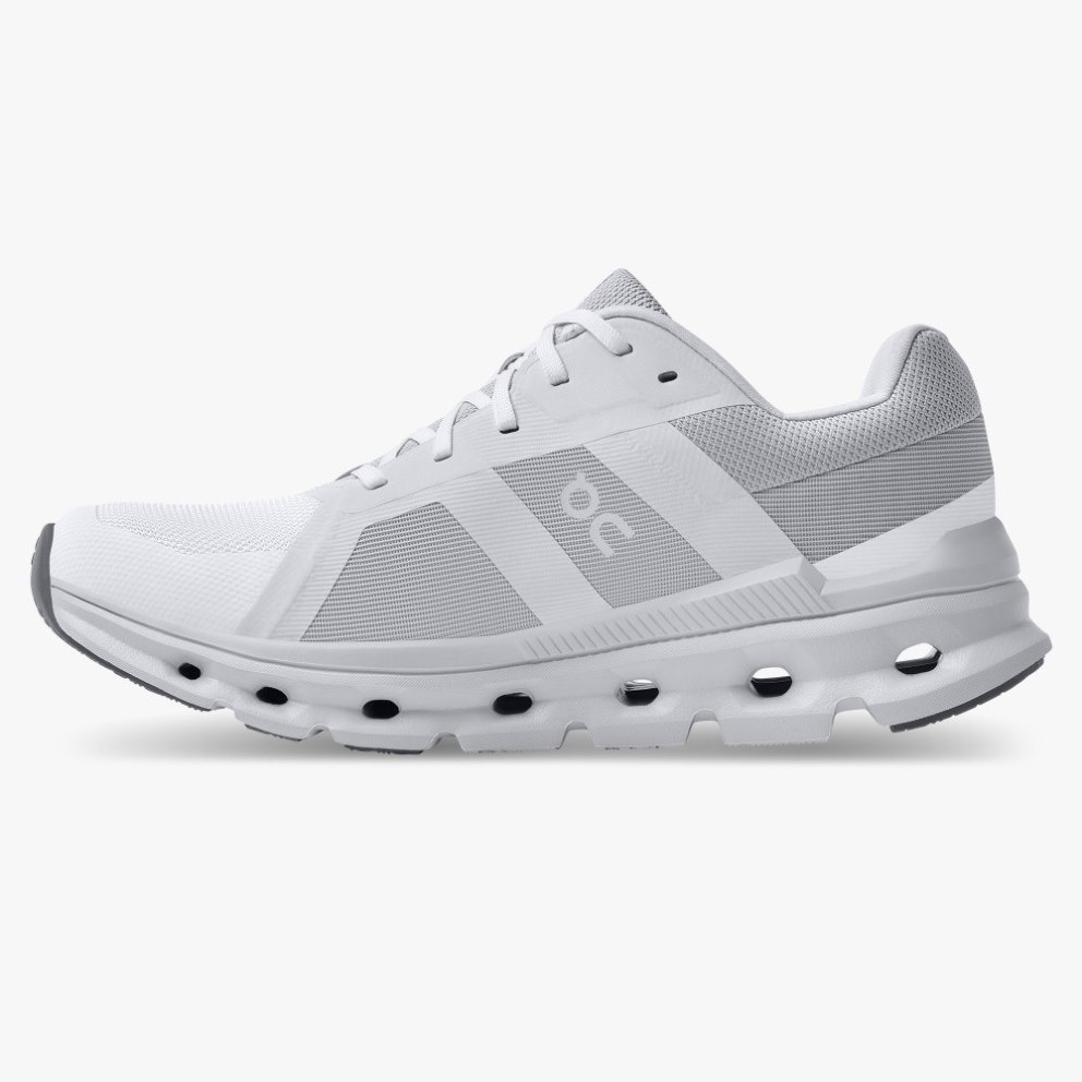 On Cloudrunner Women's Running Shoes Light Grey | ZMW953-CA