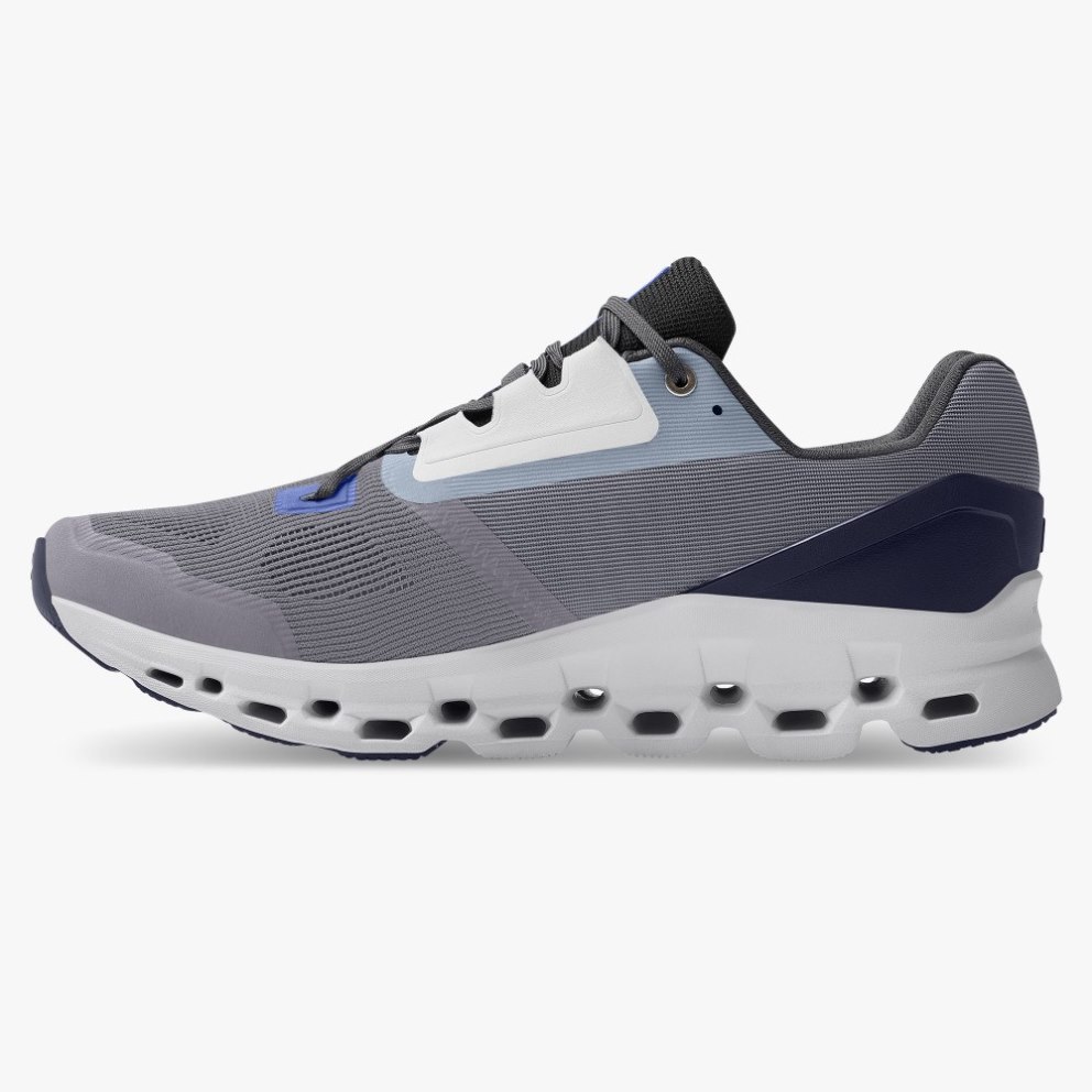 On Cloudstratus Men's Running Shoes Grey | CXG716-CA