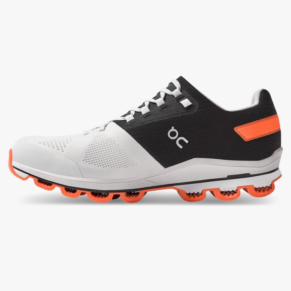 On Cloudsurfer 6 Men's Running Shoes White / Black | WHL196-CA