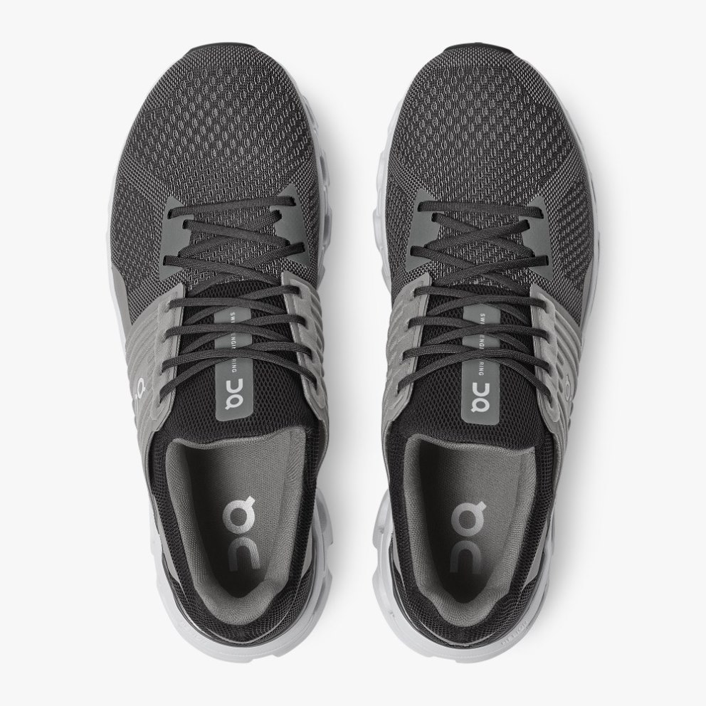 On Cloudswift Men's Running Shoes Black | OGN815-CA