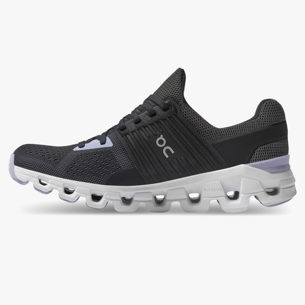 On Cloudswift Women's Running Shoes Black | YSL503-CA