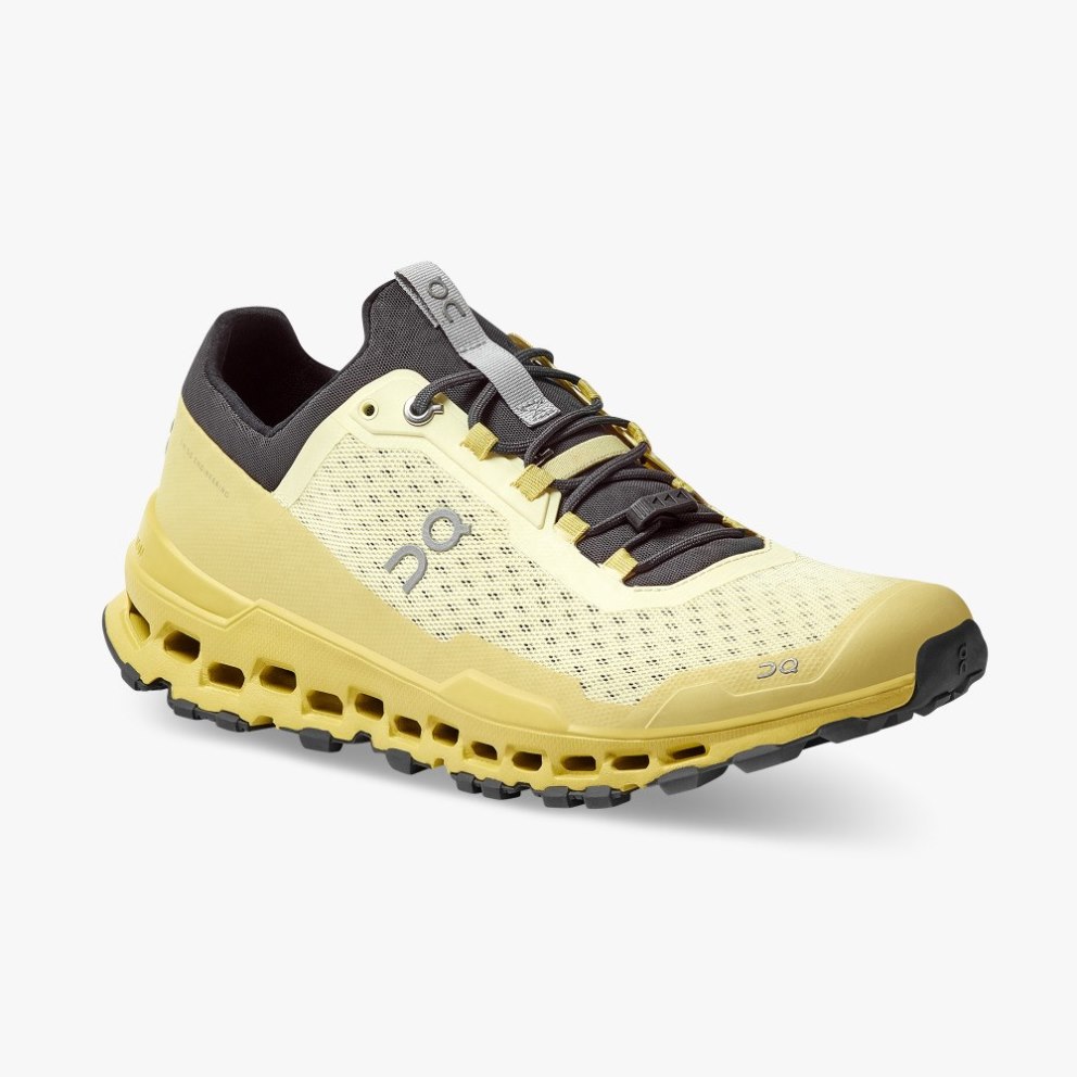 On Cloudultra Men's Hiking Shoes Lemon | OBL536-CA