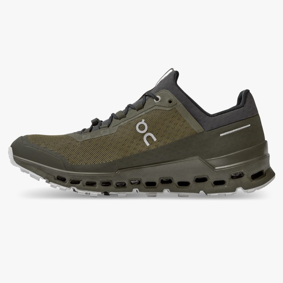 On Cloudultra Men's Hiking Shoes Olive | SOJ162-CA