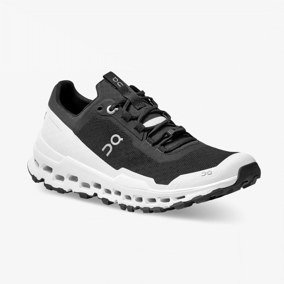 On Cloudultra Women's Hiking Shoes Black / White | VUG905-CA