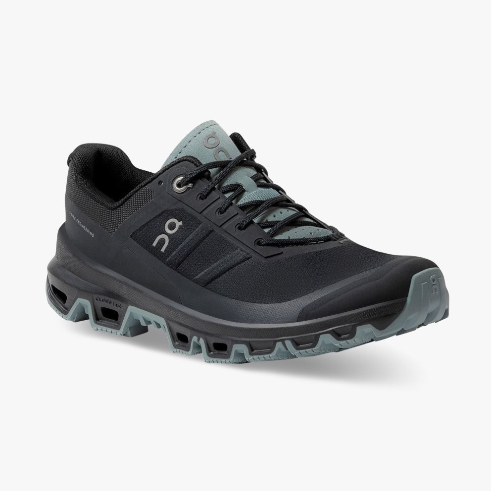 On Cloudventure Women's Hiking Shoes Black | UVD719-CA