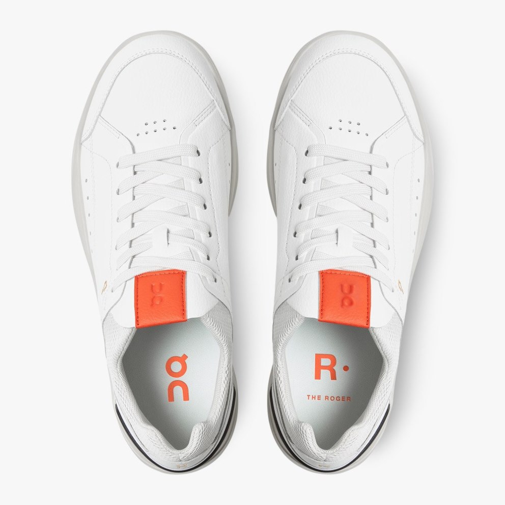 On Cloud THE ROGER Centre Court Women's Sneakers White / Orange | ESO092-CA