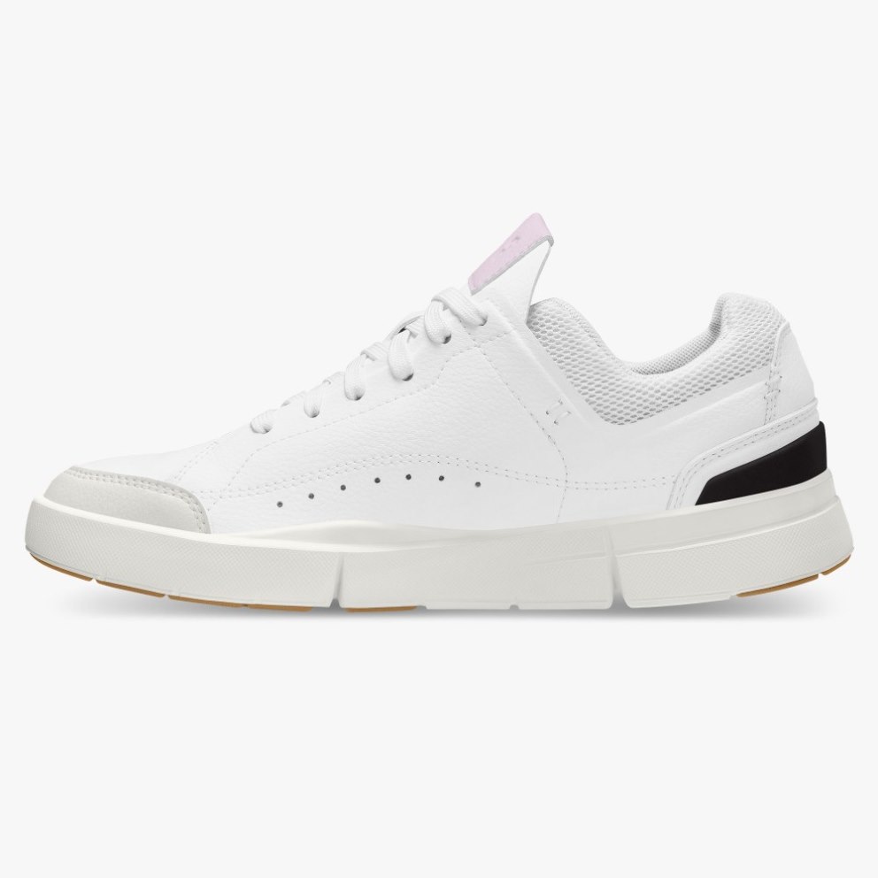 On Cloud THE ROGER Centre Court Women's Sneakers White / Pink | NRF689-CA