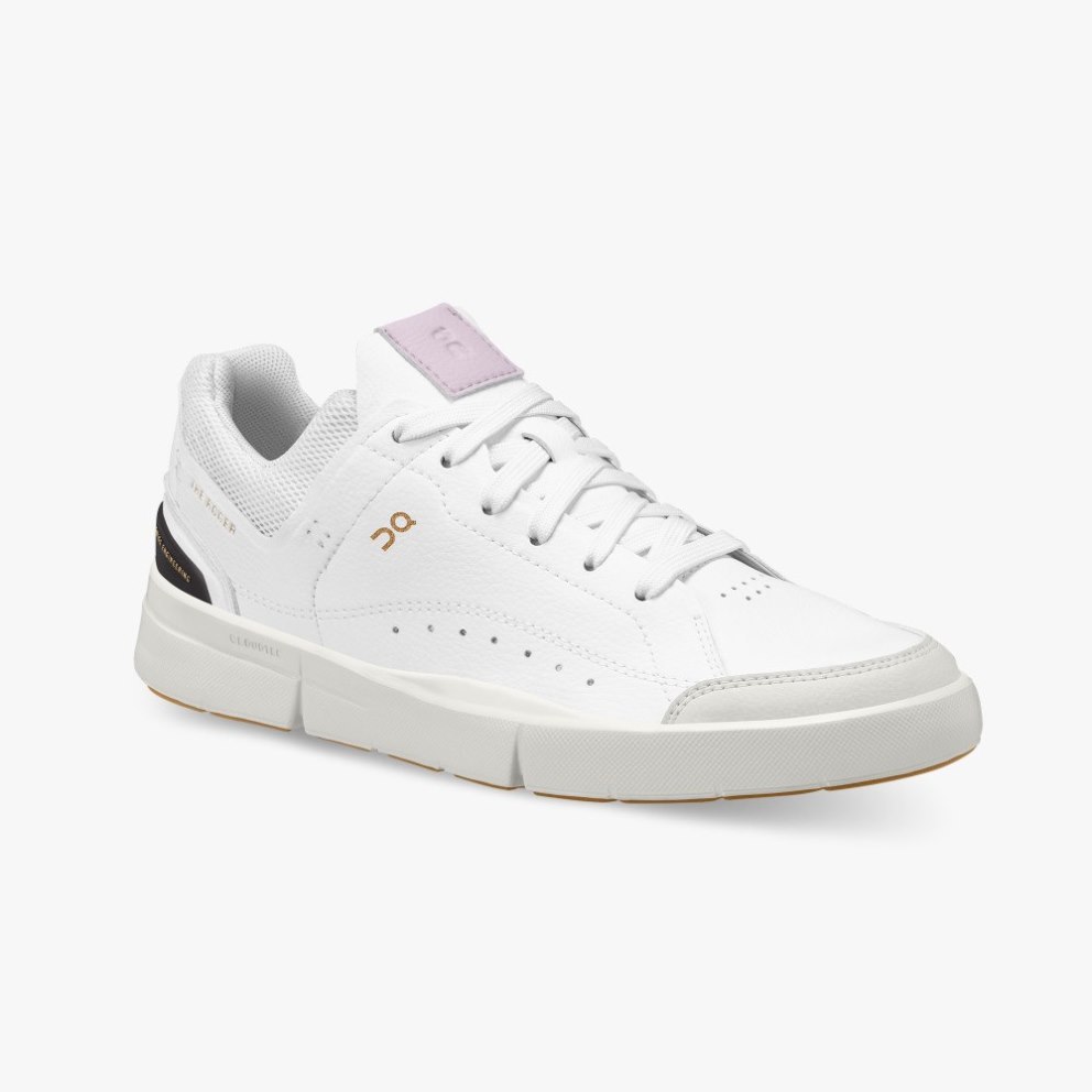 On Cloud THE ROGER Centre Court Women's Sneakers White / Pink | NRF689-CA