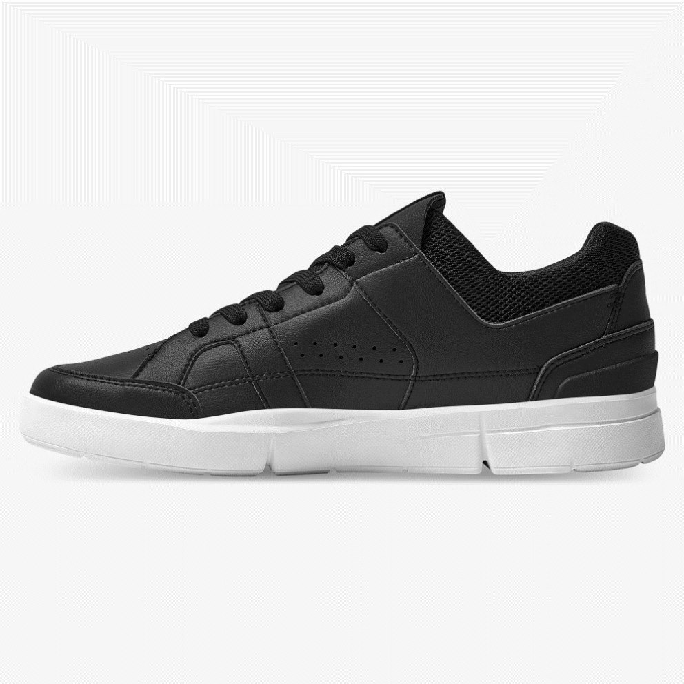 On Cloud THE ROGER Clubhouse Men's Sneakers Black | KRA146-CA