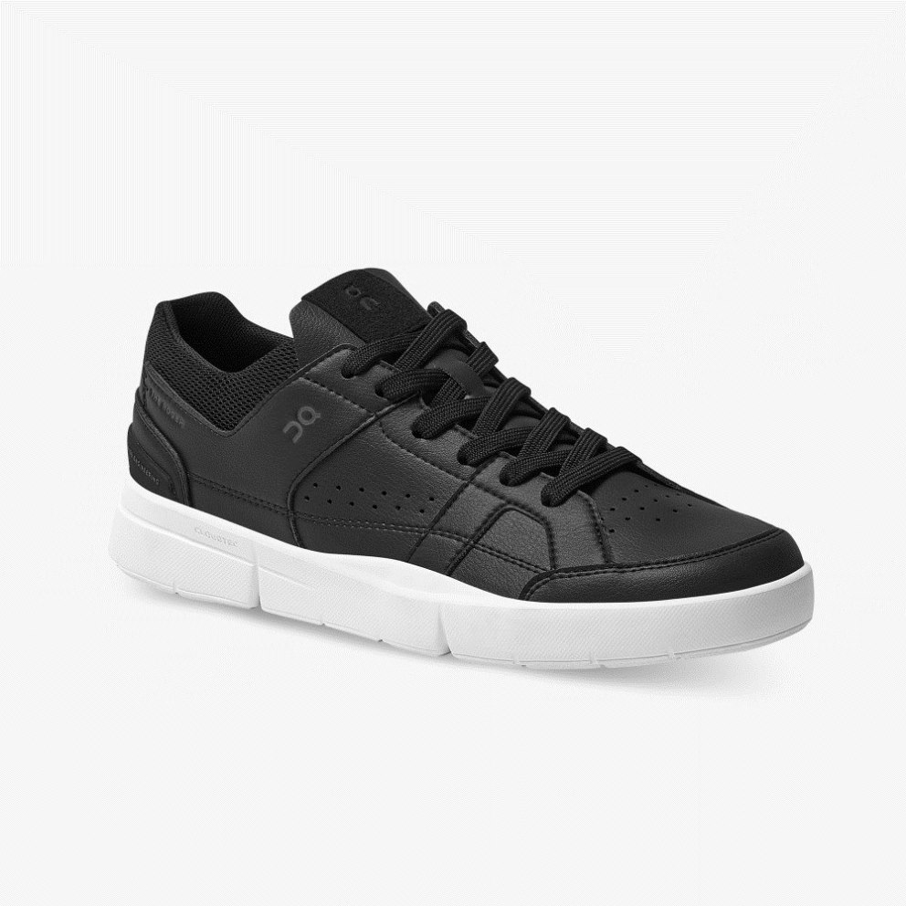 On Cloud THE ROGER Clubhouse Men's Sneakers Black | KRA146-CA