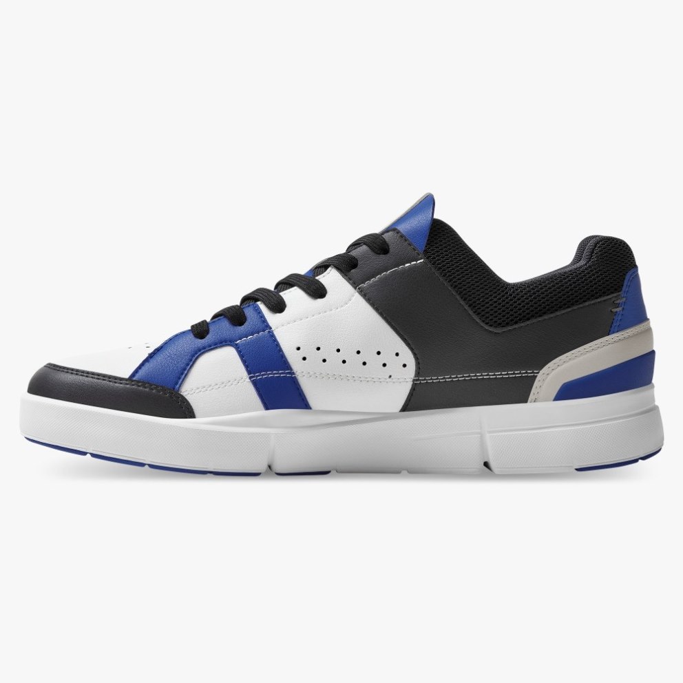 On Cloud THE ROGER Clubhouse Men's Sneakers White / Blue / Black | SMG250-CA