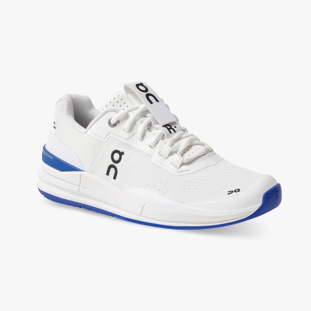 On Cloud THE ROGER Pro Women's Training Shoes White / Blue | QLY483-CA