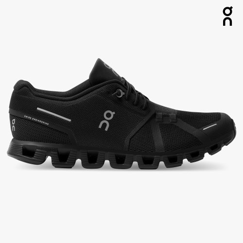 On Cloud 5 Men's Sneakers Black | WHP389-CA